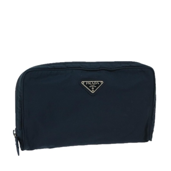 PRADA Pouch Nylon Navy Auth ac2819 - Picture 1 of 16